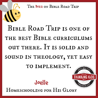 Is is solid and sound in theology, yet easy to implement. ~ Joelle at Homeschooling for His Glory ~ Have YOU seen Bible Road Trip, an AWESOME children's Bible curriculum?