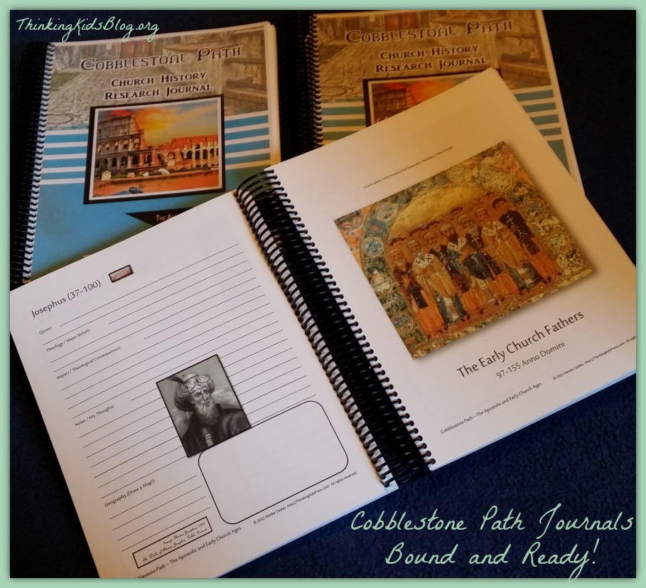 Cobblestone Path Church History Journals ~ bound and ready to use!